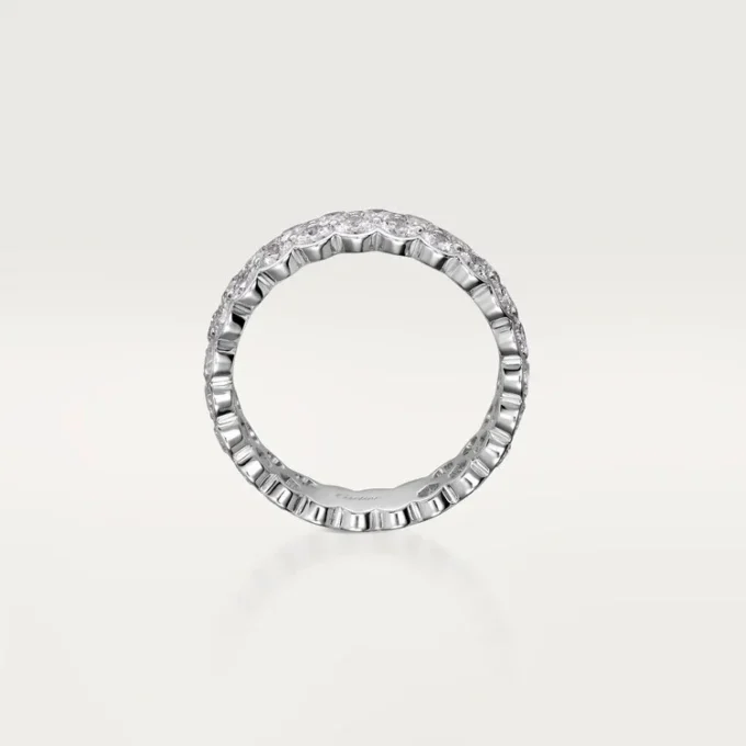 Broderie De Cartier Wedding Band – White Gold, Diamonds – Cartier