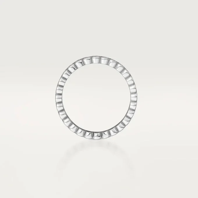 Broderie De Cartier Wedding Band – White Gold, Diamonds – Cartier