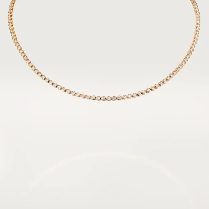 C De Cartier Essential Lines Necklace, Brilliant-Cut Diamonds