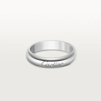 C De Cartier Wedding Band, 4 Mm Width