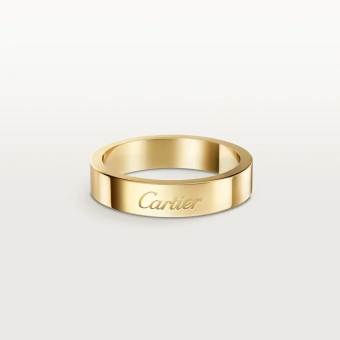 C De Cartier Wedding Band, 4 Mm Width