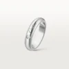 C De Cartier Wedding Band, 4 Mm Width, 1 Diamond C De Cartier Wedding Band, 4 Mm Width, 1 Diamond