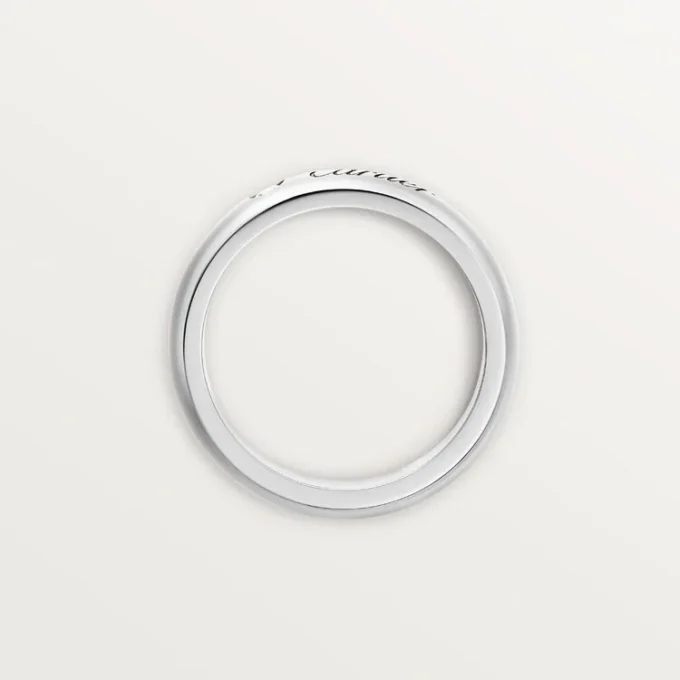 C De Cartier Wedding Band, 4 Mm Width, 1 Diamond C De Cartier Wedding Band, 4 Mm Width, 1 Diamond