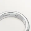 C De Cartier Wedding Band, 4 Mm Width, 1 Diamond C De Cartier Wedding Band, 4 Mm Width, 1 Diamond