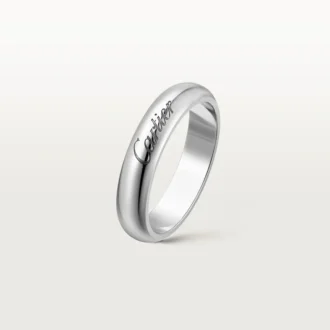 C De Cartier Wedding Band, 4 Mm Width