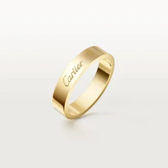 C De Cartier Wedding Band, 4 Mm Width