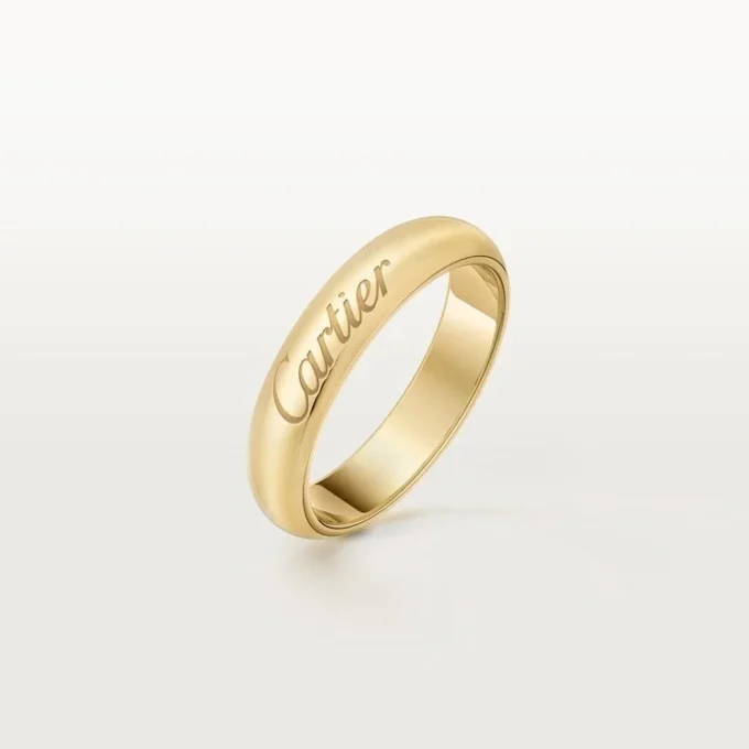 C De Cartier Wedding Band, 4 Mm Width