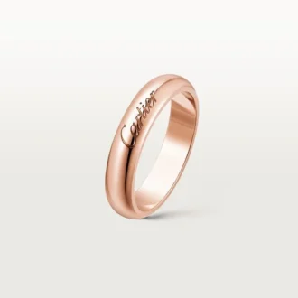 C De Cartier Wedding Band, 4 Mm Width