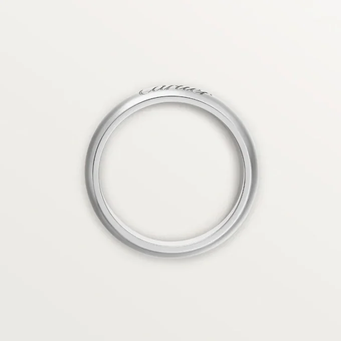 C De Cartier Wedding Band, 4 Mm Width