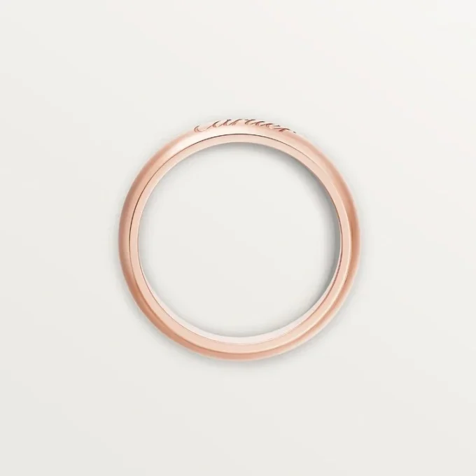C De Cartier Wedding Band, 4 Mm Width
