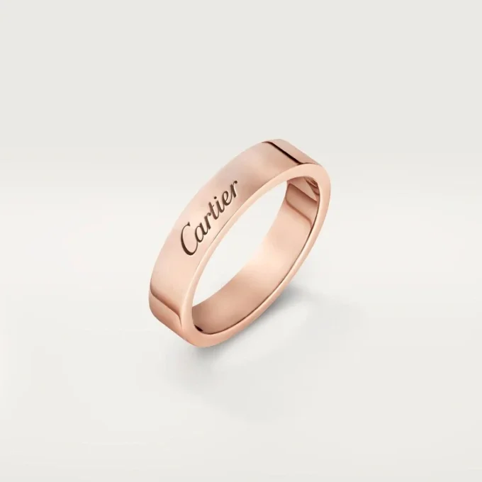 C De Cartier Wedding Band – Pink Gold – Cartier
