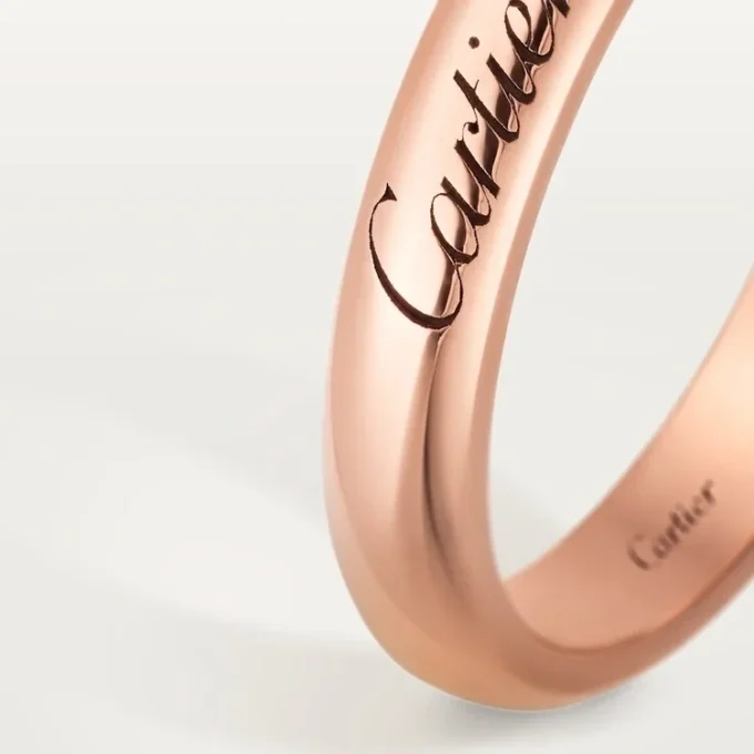 C De Cartier Wedding Band – Pink Gold – Cartier