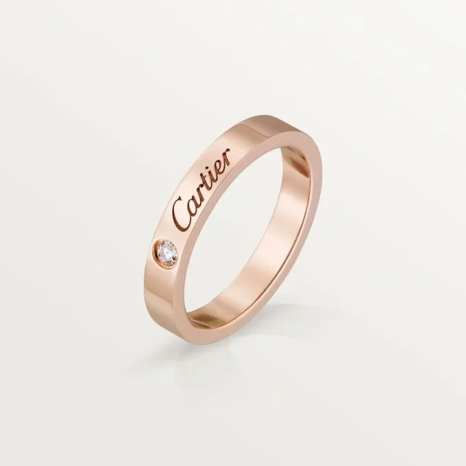 C De Cartier Wedding Band – Pink Gold, Diamond – Cartier