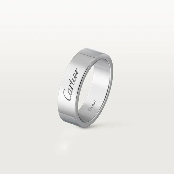 C De Cartier Wedding Band – Platinum – Cartier