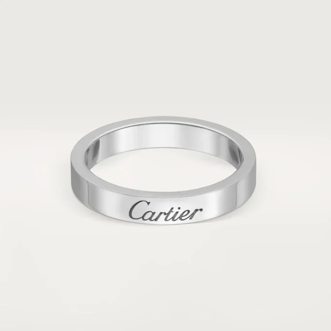 C De Cartier Wedding Band – Platinum – Cartier