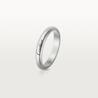 C De Cartier Wedding Band – Platinum – Cartier