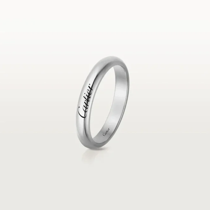 C De Cartier Wedding Band – Platinum – Cartier