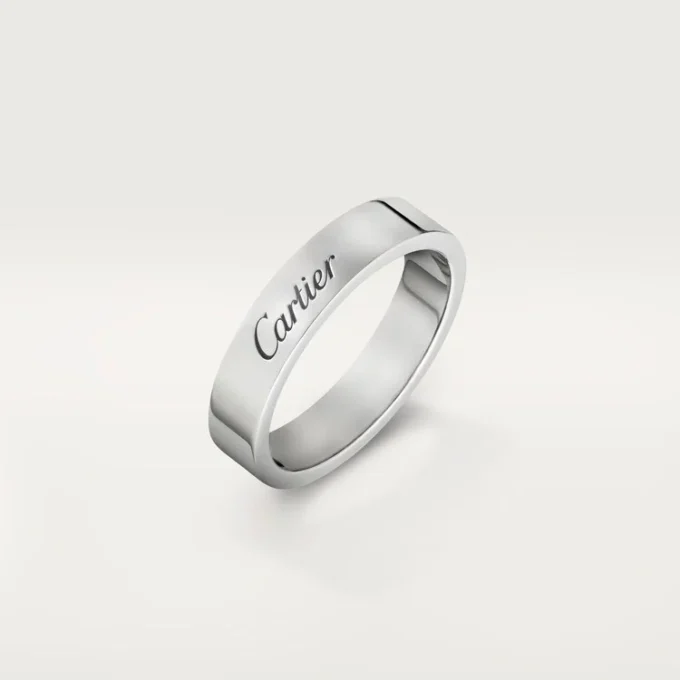 C De Cartier Wedding Band – Platinum – Cartier