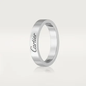 C De Cartier Wedding Band – Platinum – Cartier