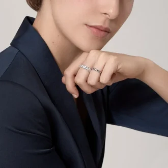 C De Cartier Wedding Band – Platinum – Cartier
