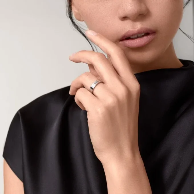 C De Cartier Wedding Band – Platinum – Cartier