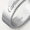 C De Cartier Wedding Band – Platinum – Cartier