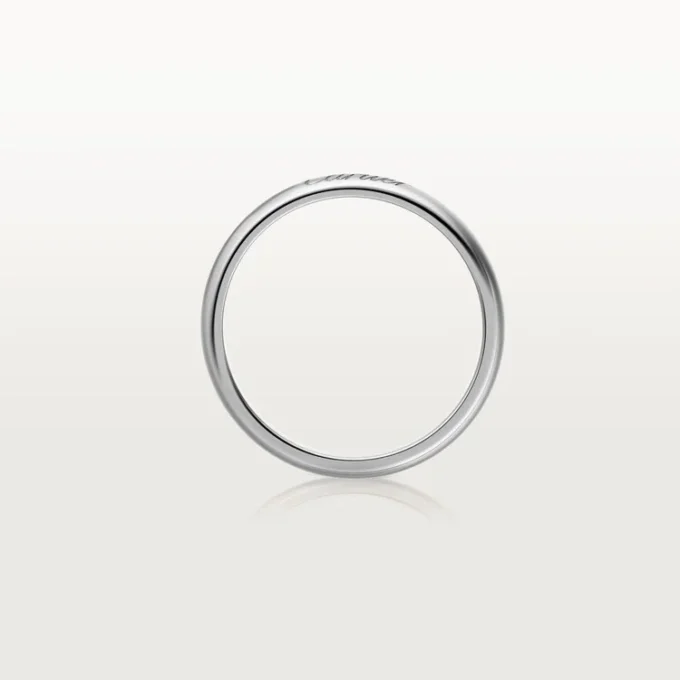 C De Cartier Wedding Band – Platinum – Cartier
