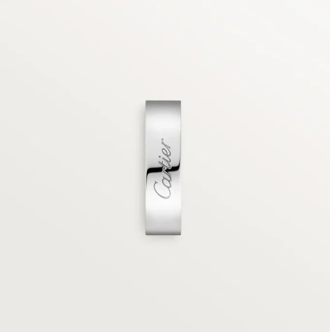 C De Cartier Wedding Band – Platinum – Cartier