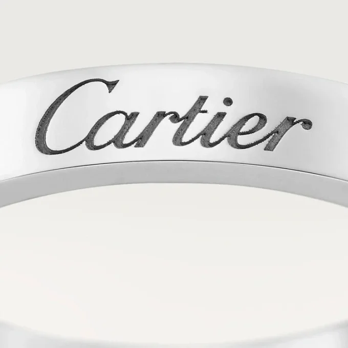 C De Cartier Wedding Band – Platinum – Cartier