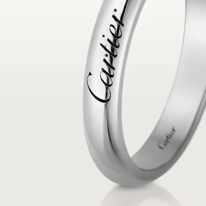 C De Cartier Wedding Band – Platinum – Cartier