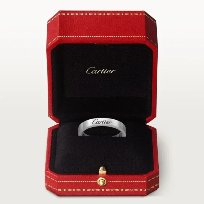 C De Cartier Wedding Band – Platinum – Cartier