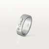 C De Cartier Wedding Band – Platinum, Diamond – Cartier