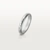 C De Cartier Wedding Band – Platinum, Diamond – Cartier