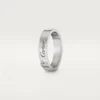 C De Cartier Wedding Band – Platinum, Diamond – Cartier