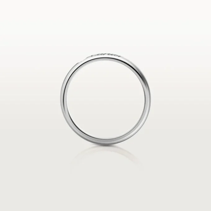 C De Cartier Wedding Band – Platinum, Diamond – Cartier