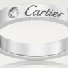 C De Cartier Wedding Band – Platinum, Diamond – Cartier