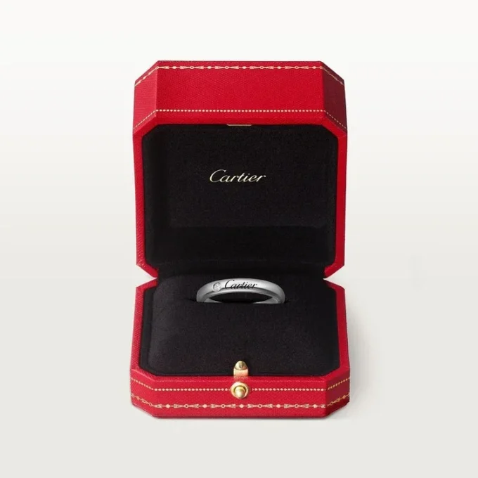 C De Cartier Wedding Band – Platinum, Diamond – Cartier