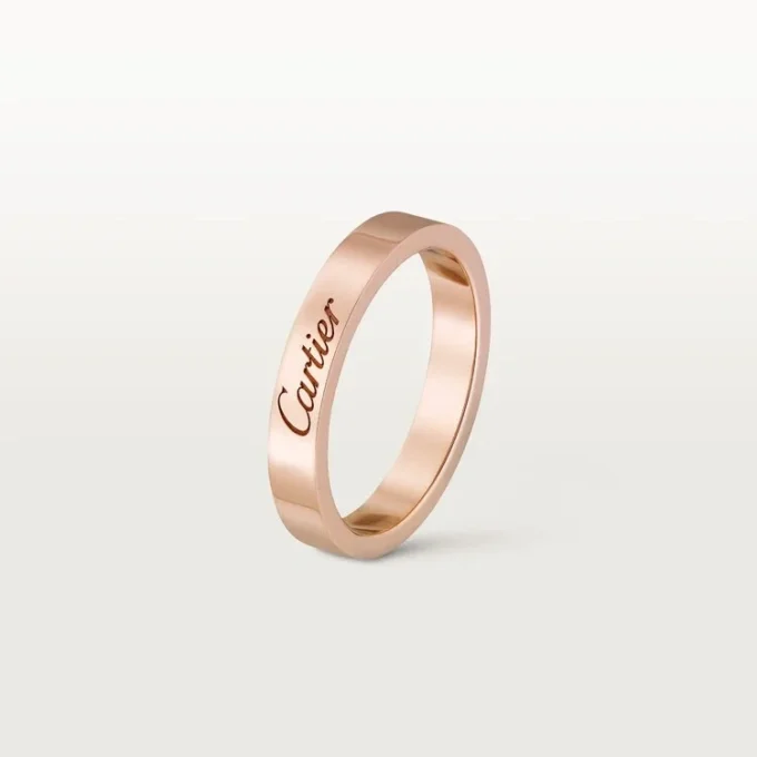 C De Cartier Wedding Band – Rose Gold – Cartier