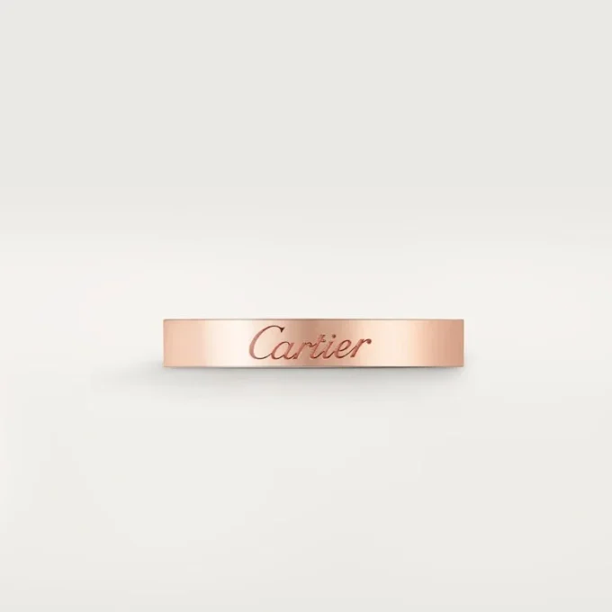 C De Cartier Wedding Band – Rose Gold – Cartier