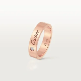C De Cartier Wedding Band – Rose Gold, Diamond – Cartier