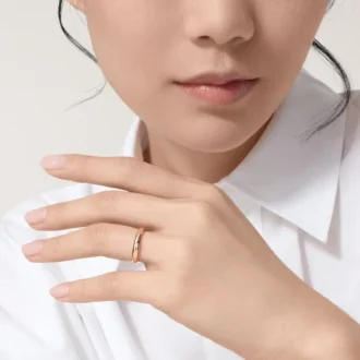 C De Cartier Wedding Band – Rose Gold, Diamond – Cartier