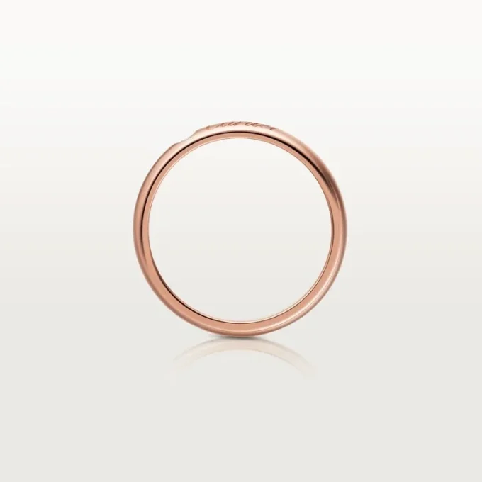 C De Cartier Wedding Band – Rose Gold, Diamond – Cartier