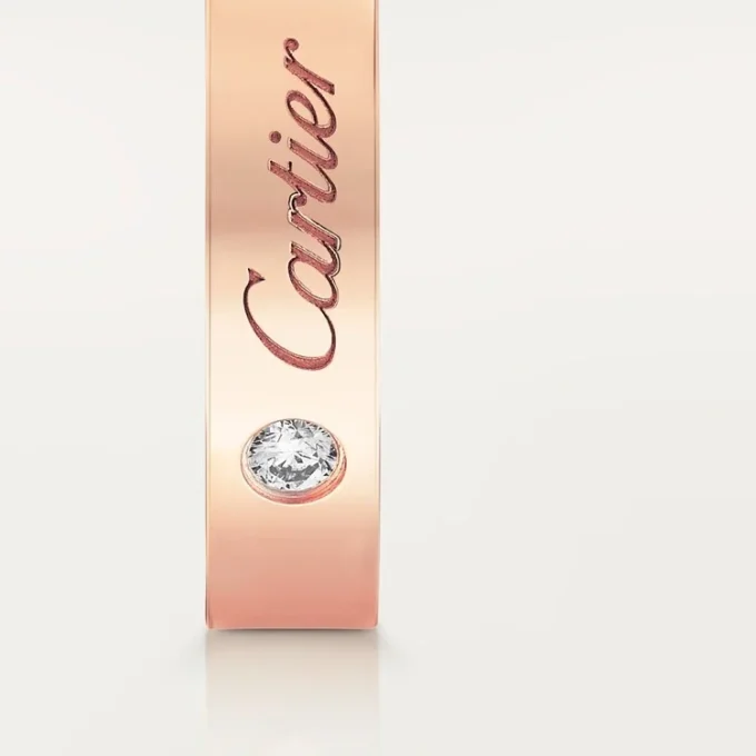 C De Cartier Wedding Band – Rose Gold, Diamond – Cartier