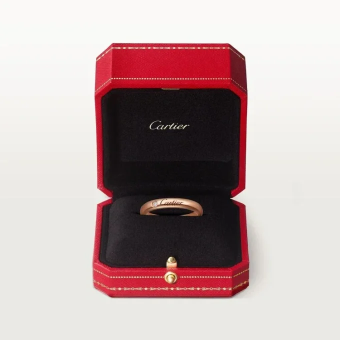 C De Cartier Wedding Band – Rose Gold, Diamond – Cartier