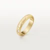 C De Cartier Wedding Ring, 4 Mm Width, 1 Diamond