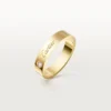 C De Cartier Wedding Ring, 4 Mm Width, 1 Diamond