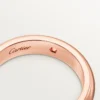 C De Cartier Wedding Ring, 4 Mm Width, 1 Diamond