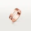 C De Cartier Wedding Ring, 5 Mm Width, 1 Diamond