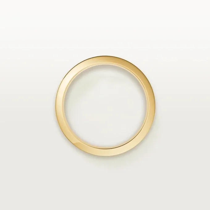 C De Cartier Wedding Ring, 5 Mm Width, 1 Diamond