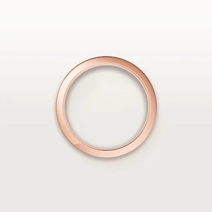 C De Cartier Wedding Ring, 5 Mm Width, 1 Diamond